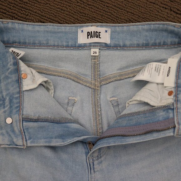 PAIGE Anessa Wide Leg Jean - Martini Size 25 - Picture 8 of 9
